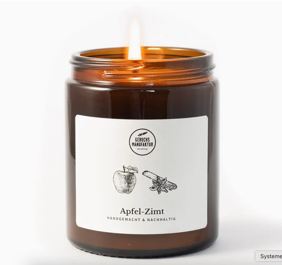 Duftkerze Apfel-Zimt