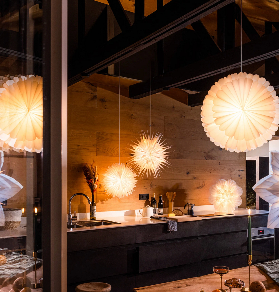 Sterntaler 3D-Papierstern Ø 45 cm, weiß