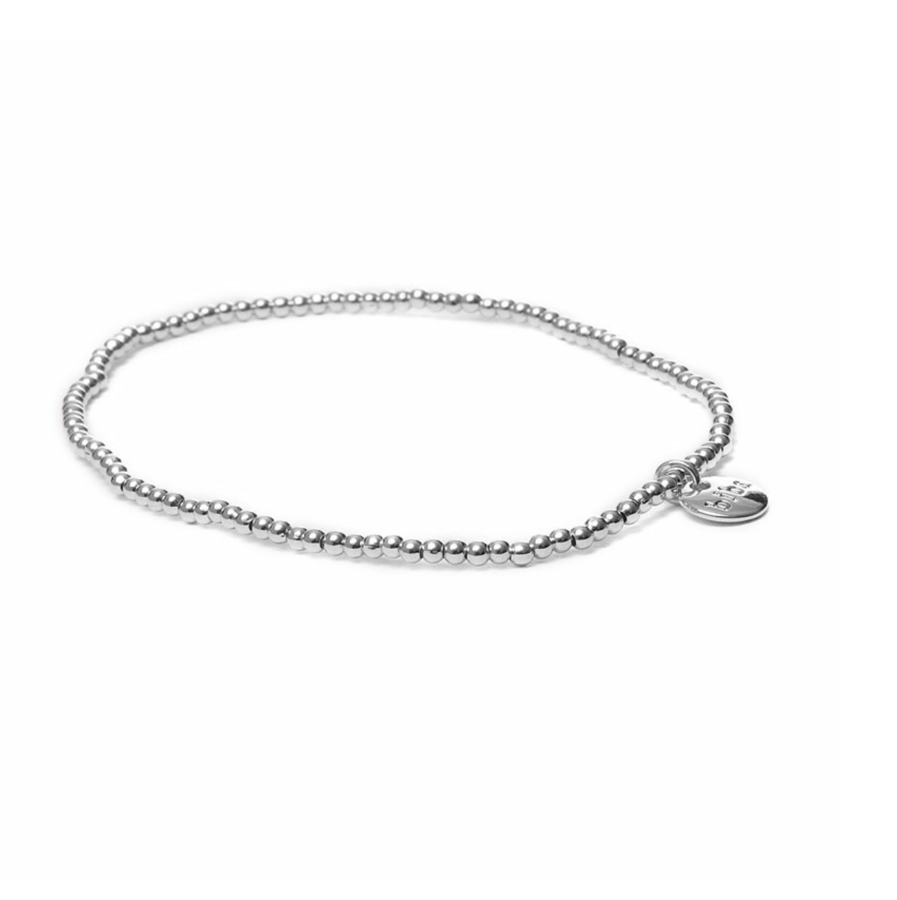 biba Armband Silber mit 2mm Perlen