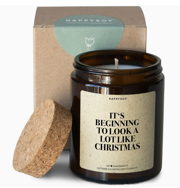 Duftkerze Its beginning to look a lot like christmas!- Happysoy