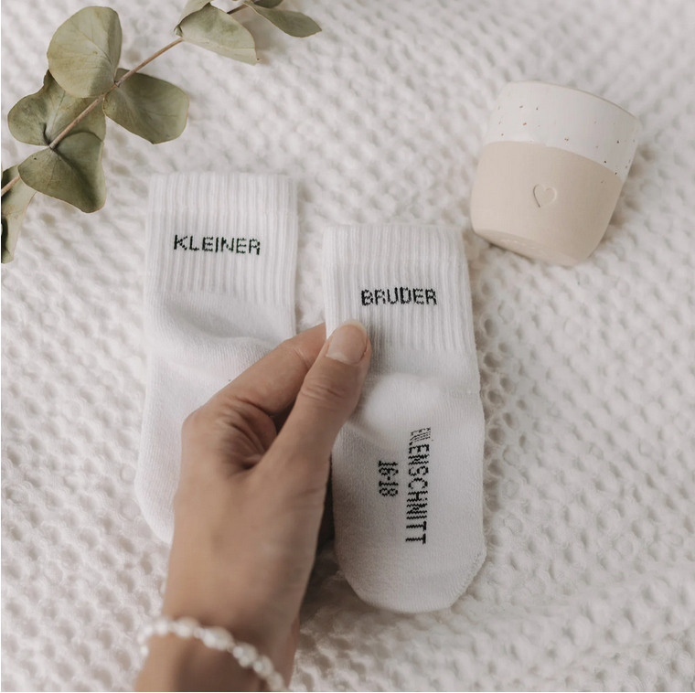 Babysocken Kleiner Bruder Eulenschnitt