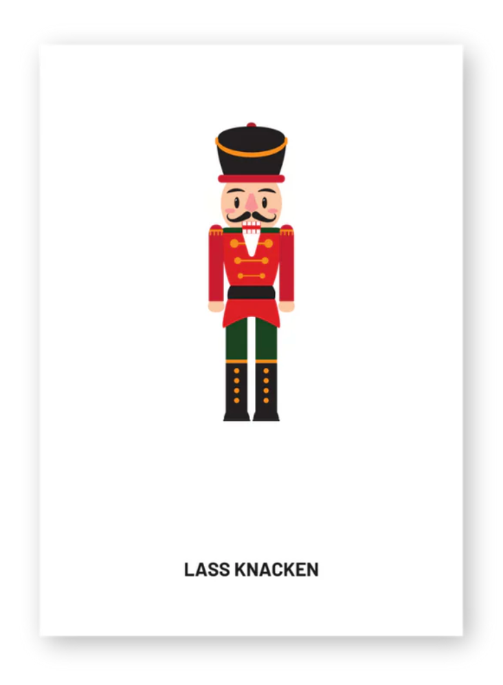 Postkarte Nußknacker Herr&FrauHempel