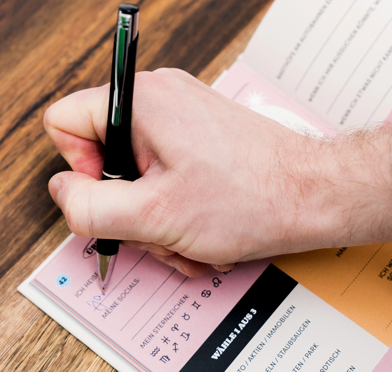 Freundebuch für Erwachsene