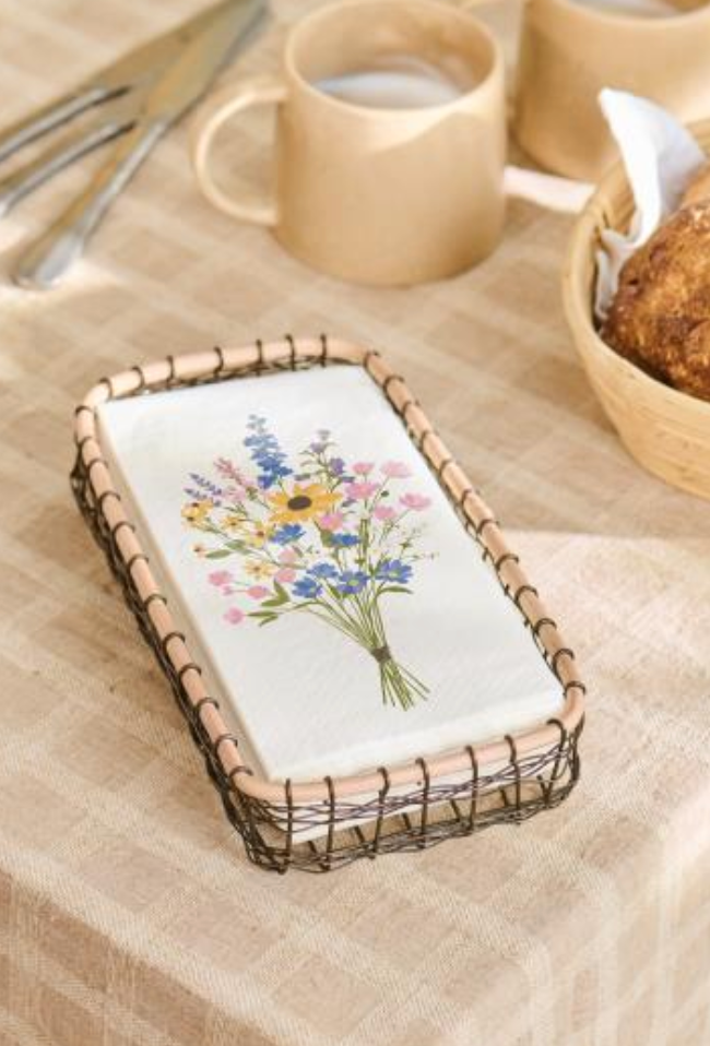 Papierservietten Sommerstrauß 10x20 cm Ib Laursen