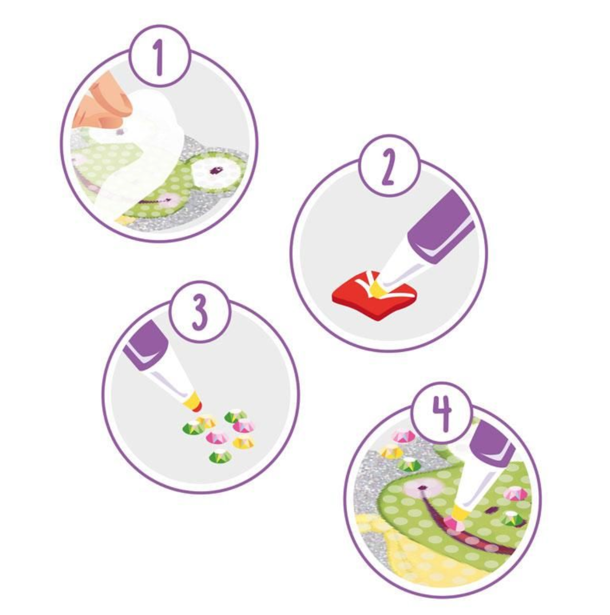 Diamond-Painting Sticker-Set