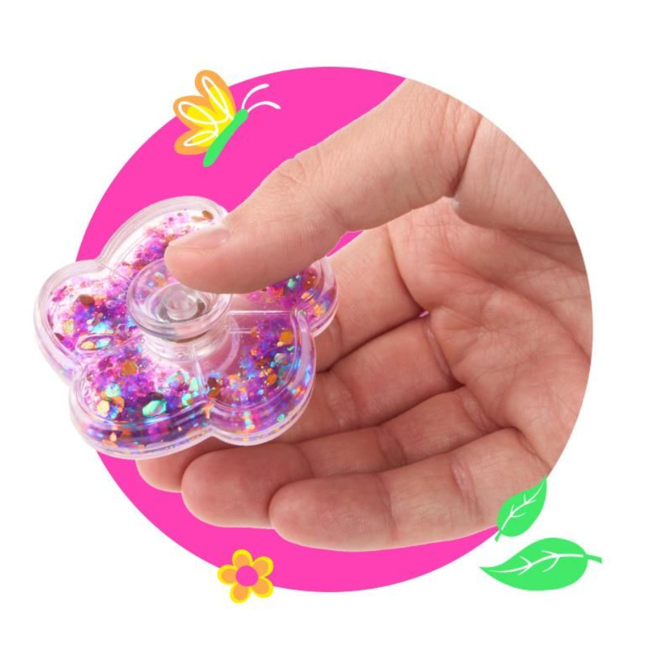 Fidget-Spinner Blume, 2-fach sortiert