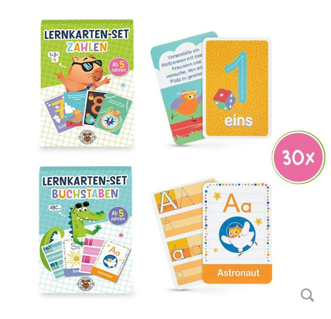 CLASS-6 Lernkarten-Sets 30-teilig