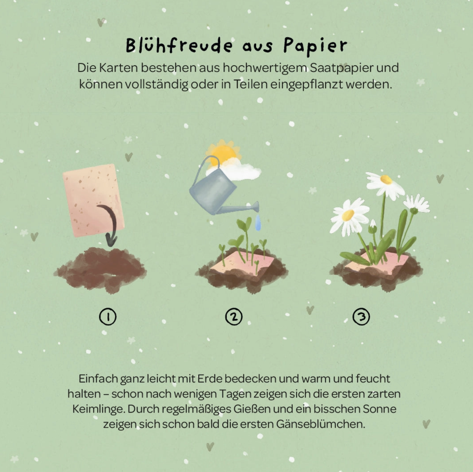 Grußkarte - Danke, dass du mir beim Wachsen geholfen hast Die Stadtgärtner