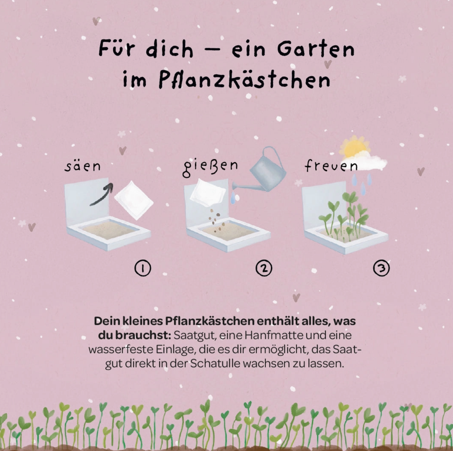 Pflanzkästchen - Danke wachsen Die Stadtgärtner