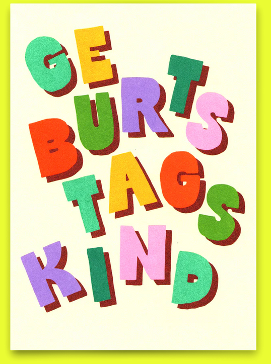 Postkarte Deli Cards "Geburtstagskind"