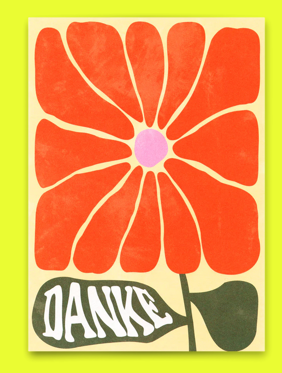 Postkarte Deli Cards "Boxed Flower"