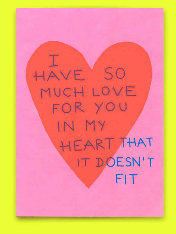 Postkarte Deli Cards "I have so much love for you"