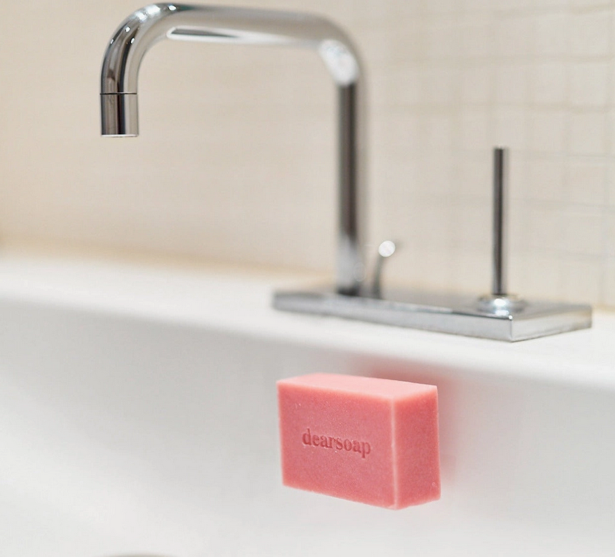 Seifenhalter - magnetisch mit Saugnapf, Seifenablage Dearsoap