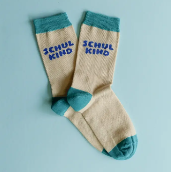 Schulkind Socken Blau Tinyday