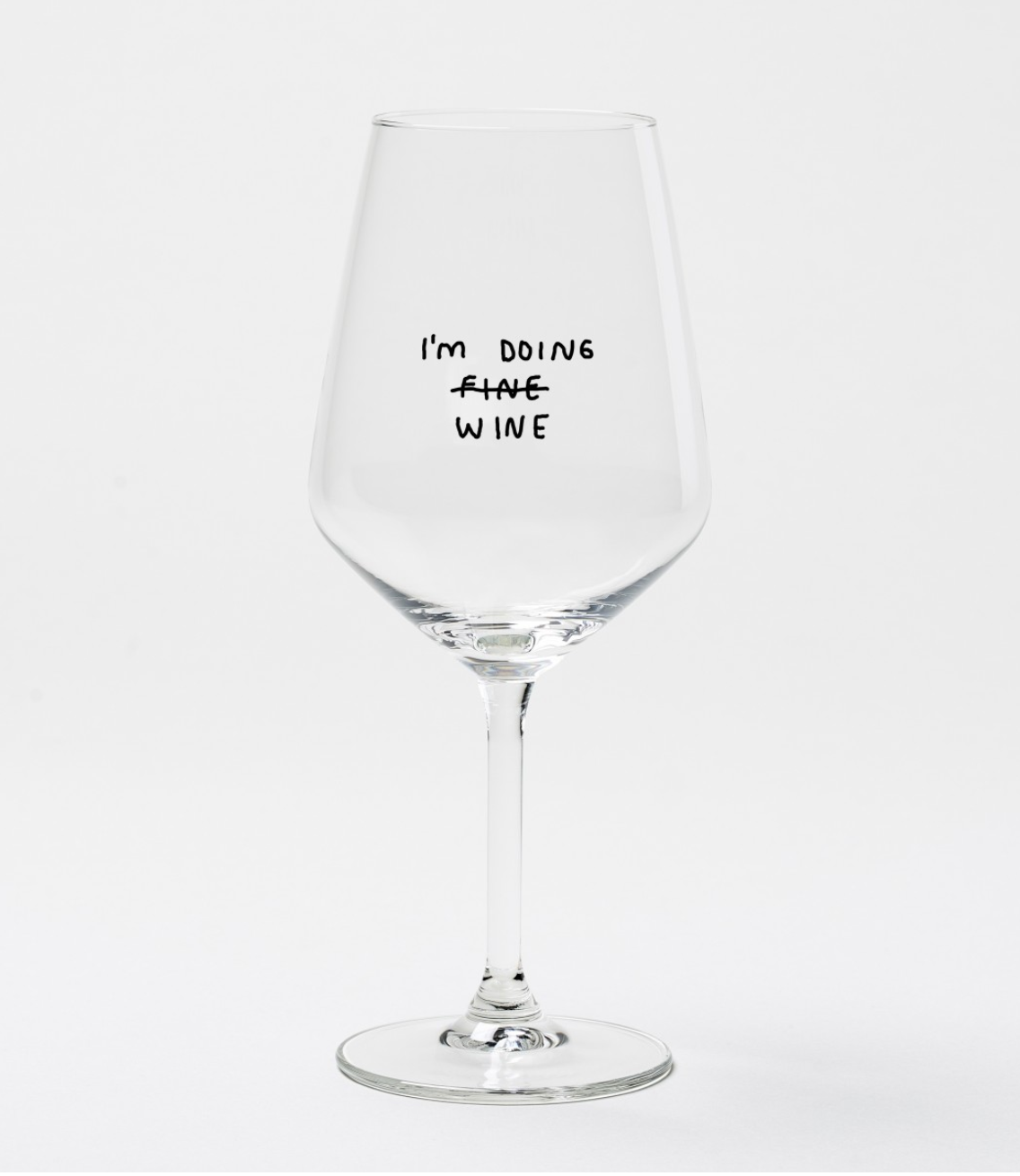 I'm doing Wine Weinglas by Johanna Schwarzer × selekkt