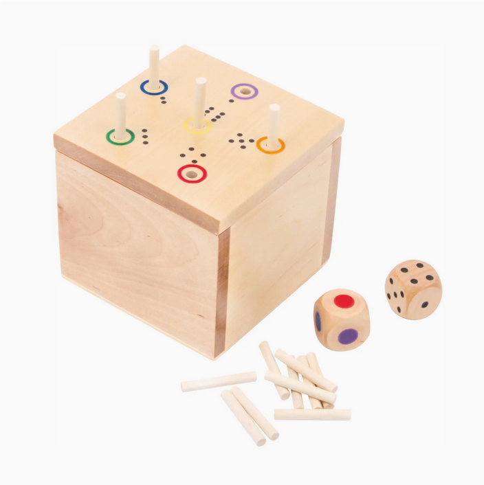 Würfelspiel 6 Raus In Der Box | Gesellschaftsspiele | Holz