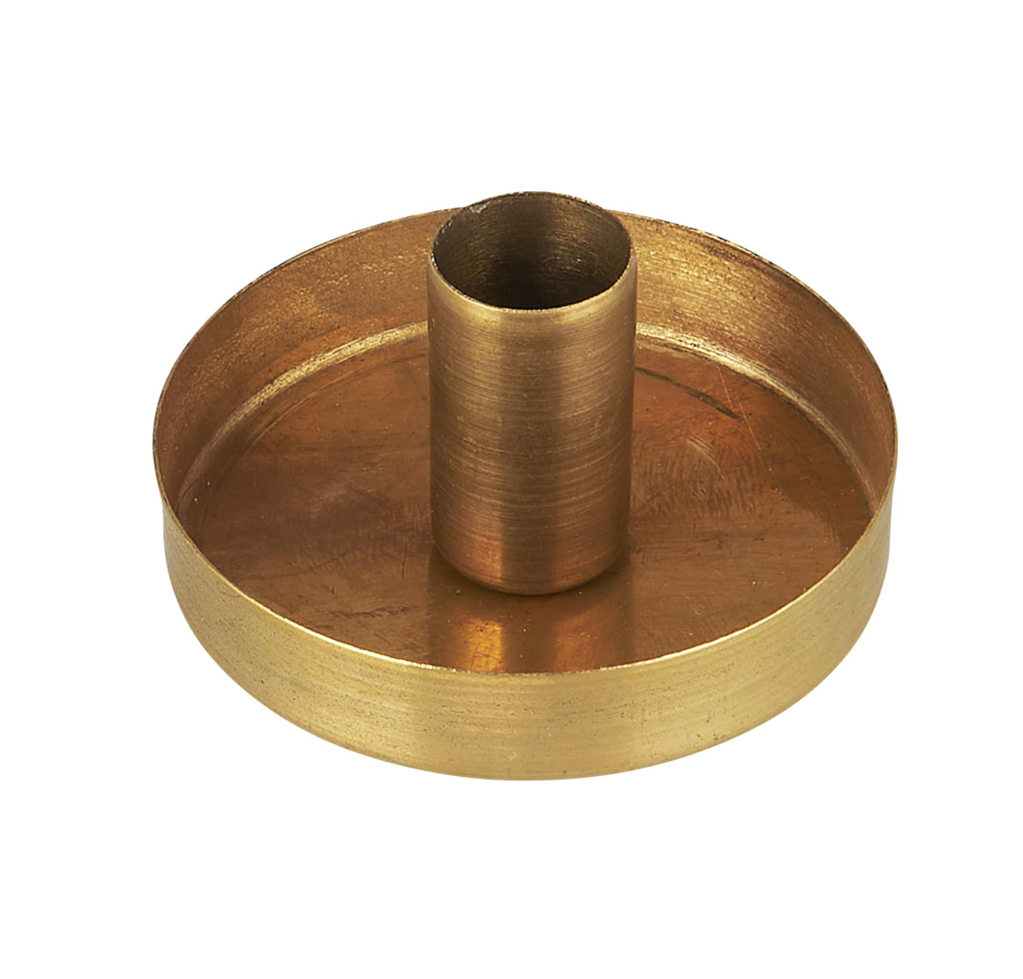 Ib Laursen kleiner Kerzenhalter Eira gold aus Messing