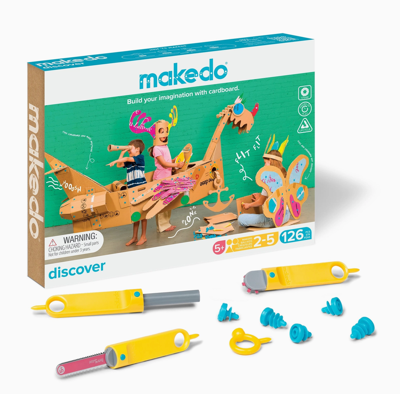 Entdecke Kit | Makedo Kartonbau