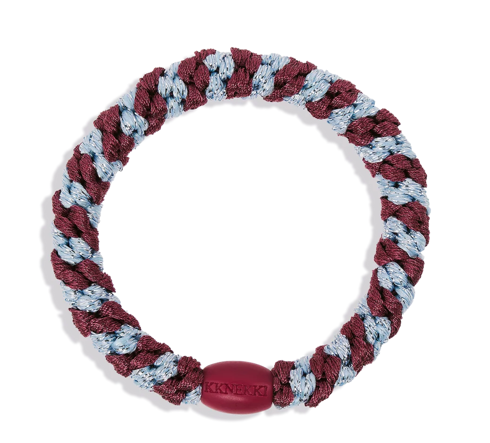 Kknekki Rosewood seablue glitter Stripe 9318