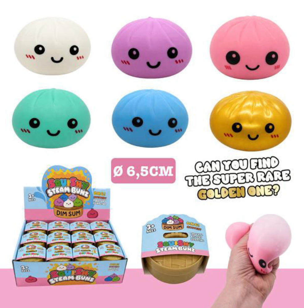 Mystery Squishy Dumpling 6cm – Eine Überraschung zum Knautschen