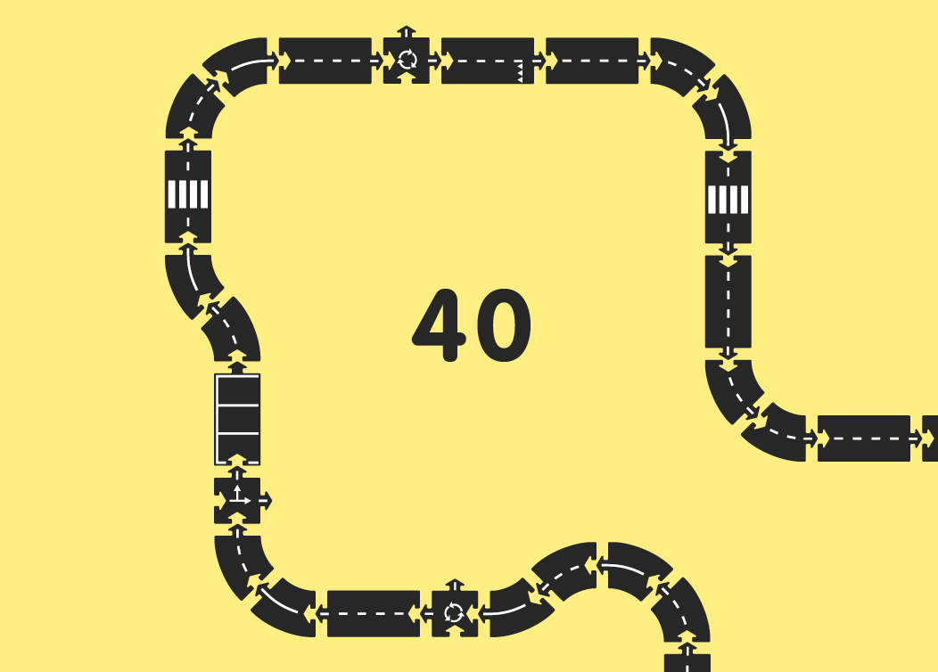 Waytoplay 40 Teilig King of the Road