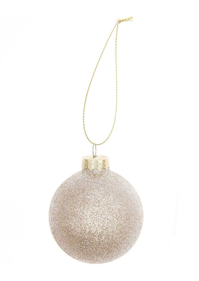 Glaskugel Baumschmuck gold 6cm - Rico Design