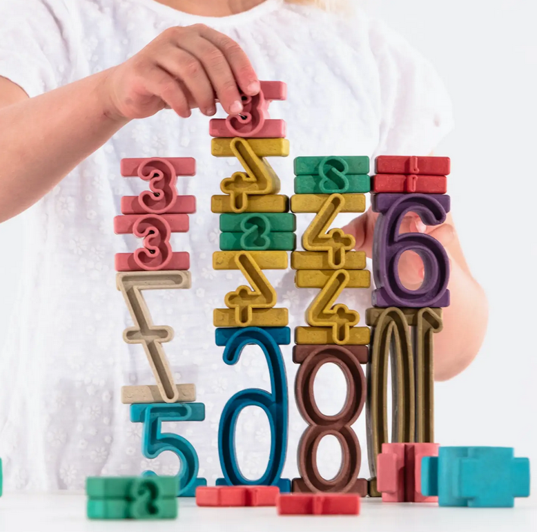 Stapelzahlen in Montessori-Farben (34 Stück) Wissner
