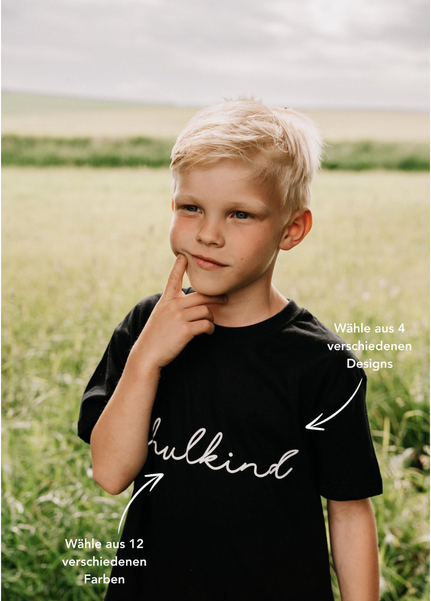 SCHULKIND Tshirt Black Splash