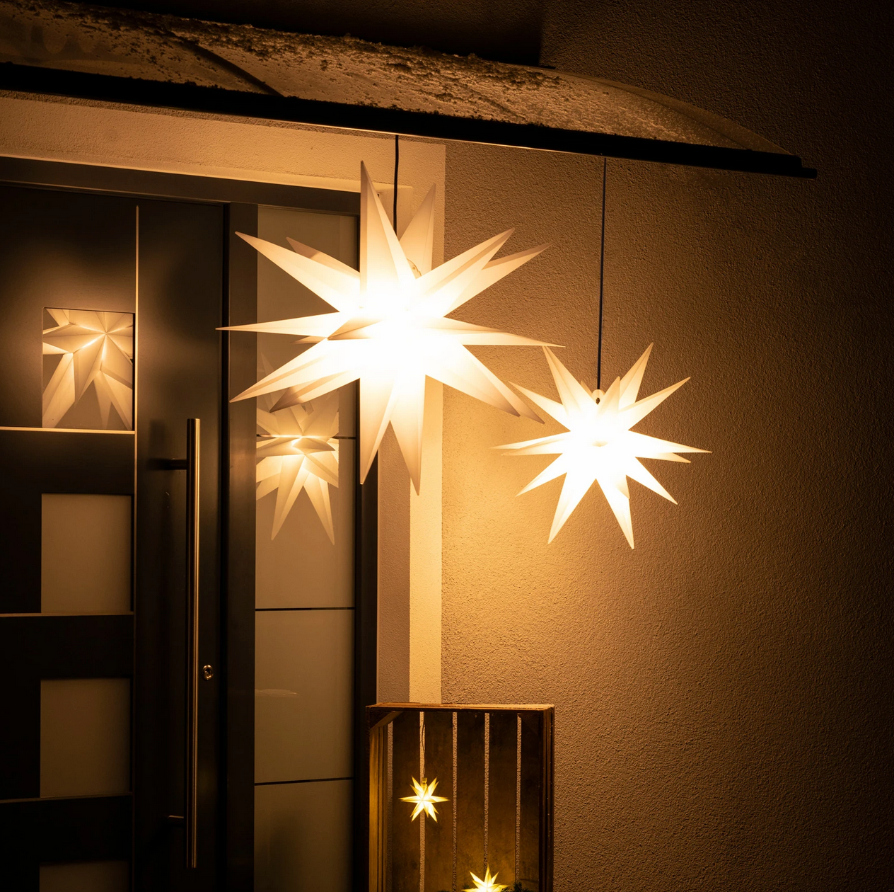 Fensterstern Sterntaler Medium Ø55cm, weiß