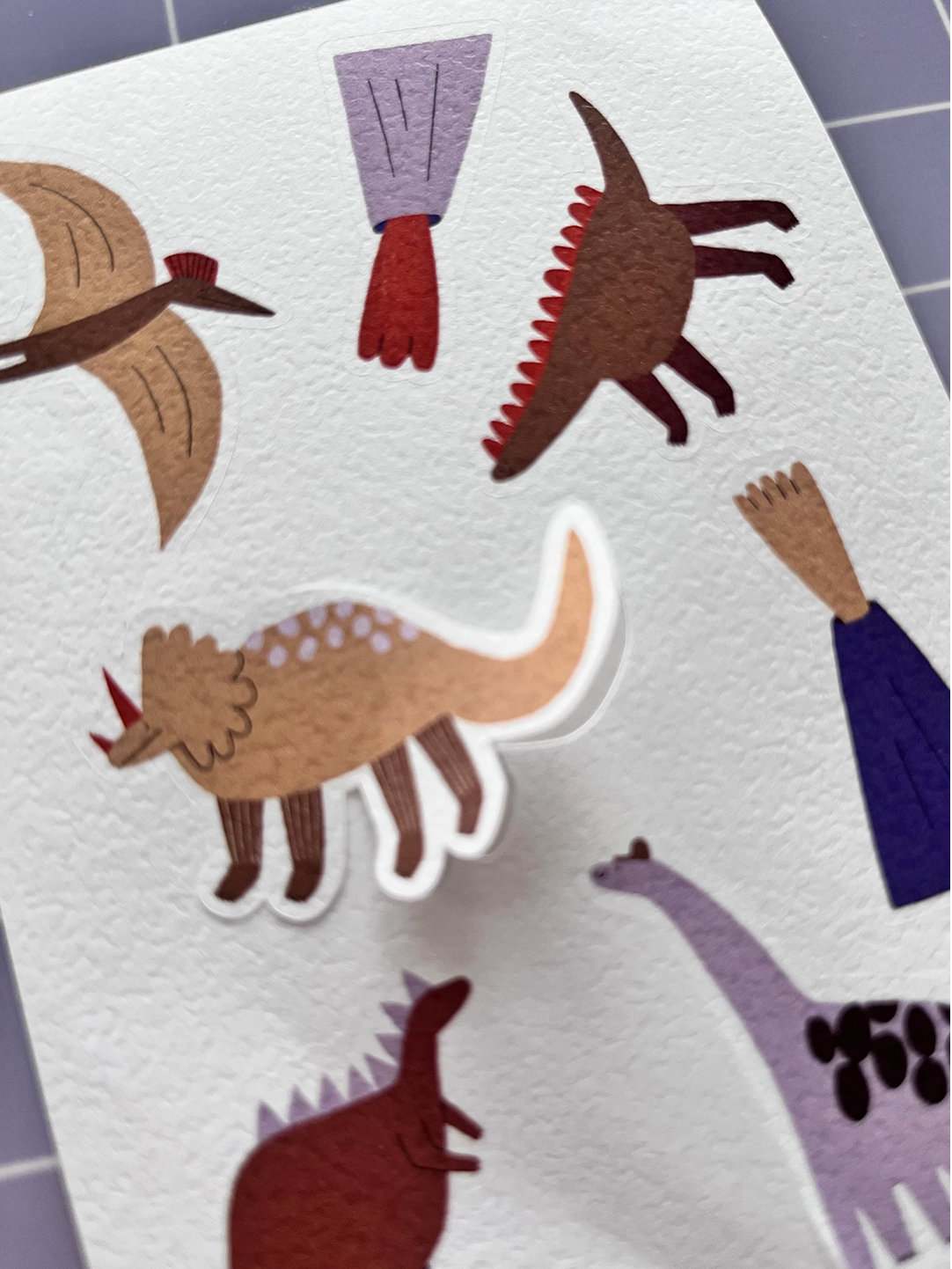 Stickerbogen"Dinos"