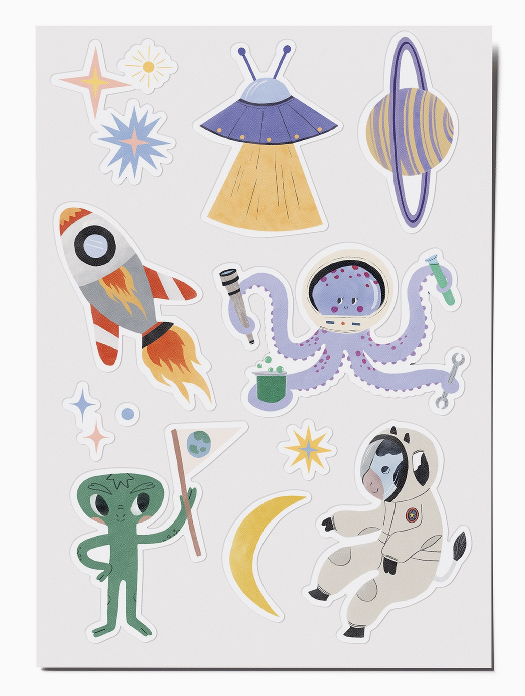 Stickerbogen "Space"