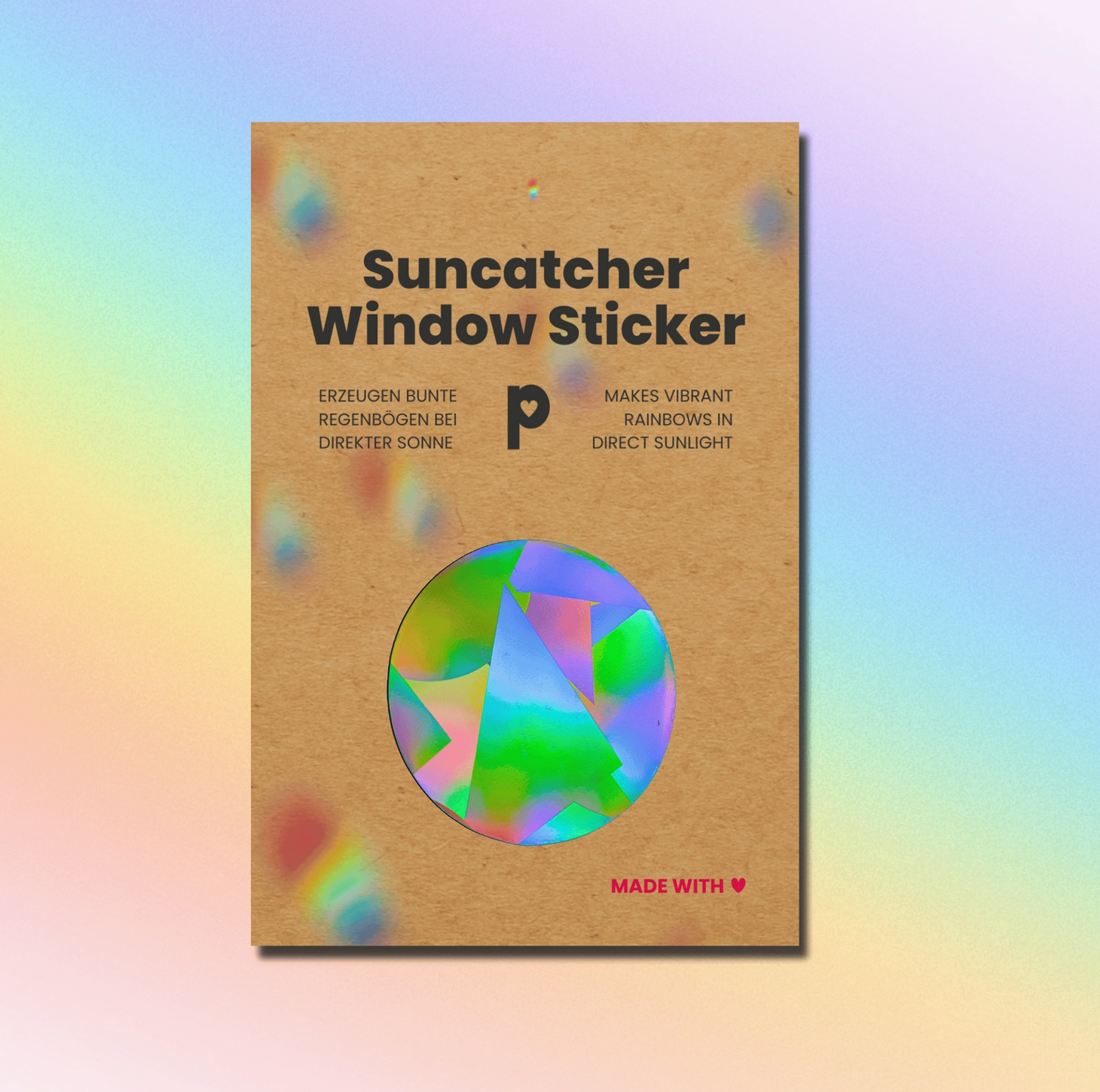 Sonnenfänger Fensteraufkleber Kreis, Sonnenfänger Aufkleber Plottkowski