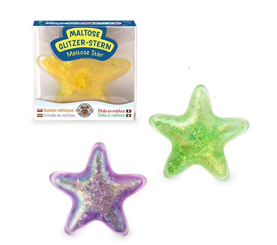 Glitzer Maltrose Stern Trendhaus