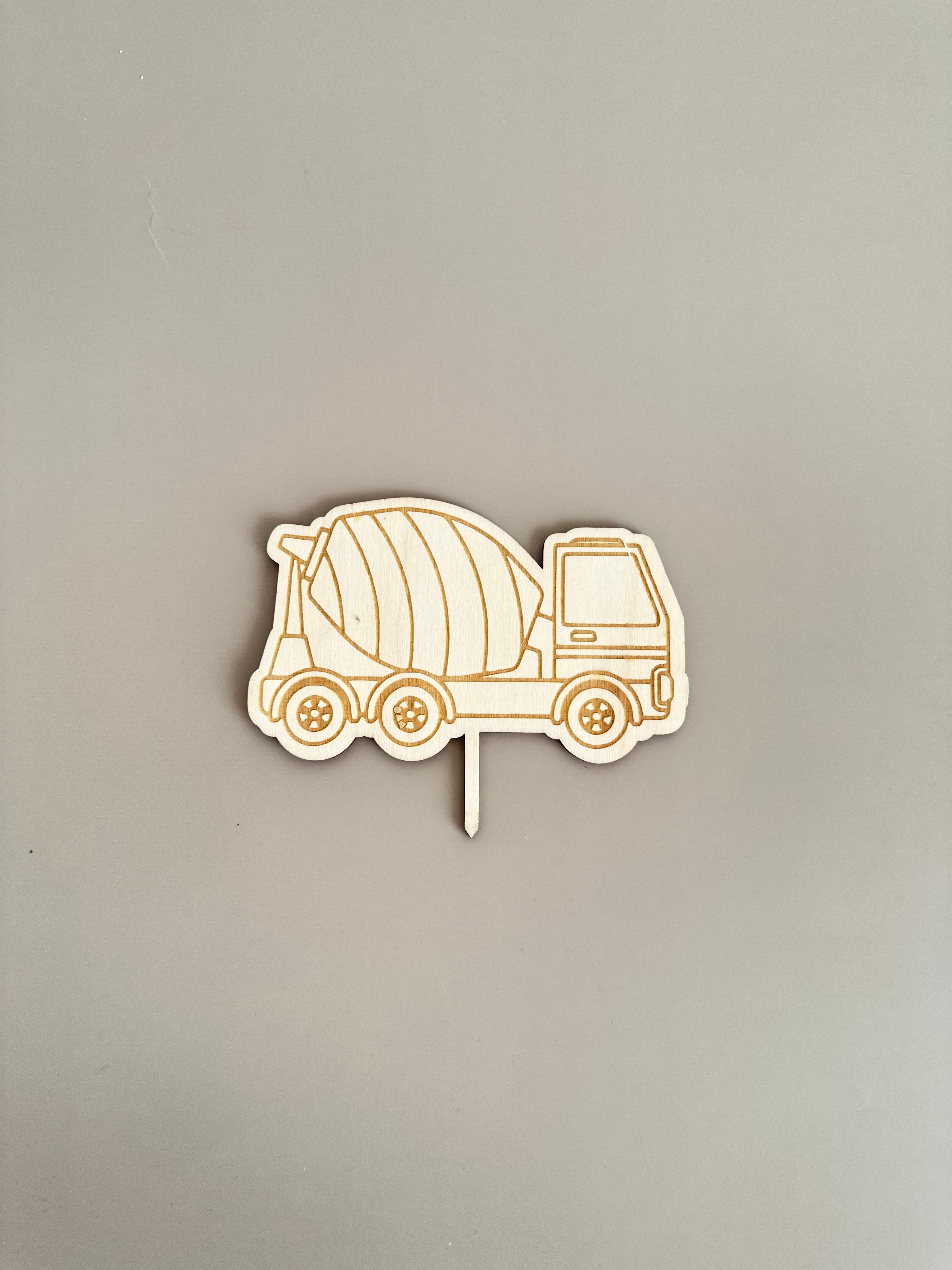 Caketopper Betonmischer