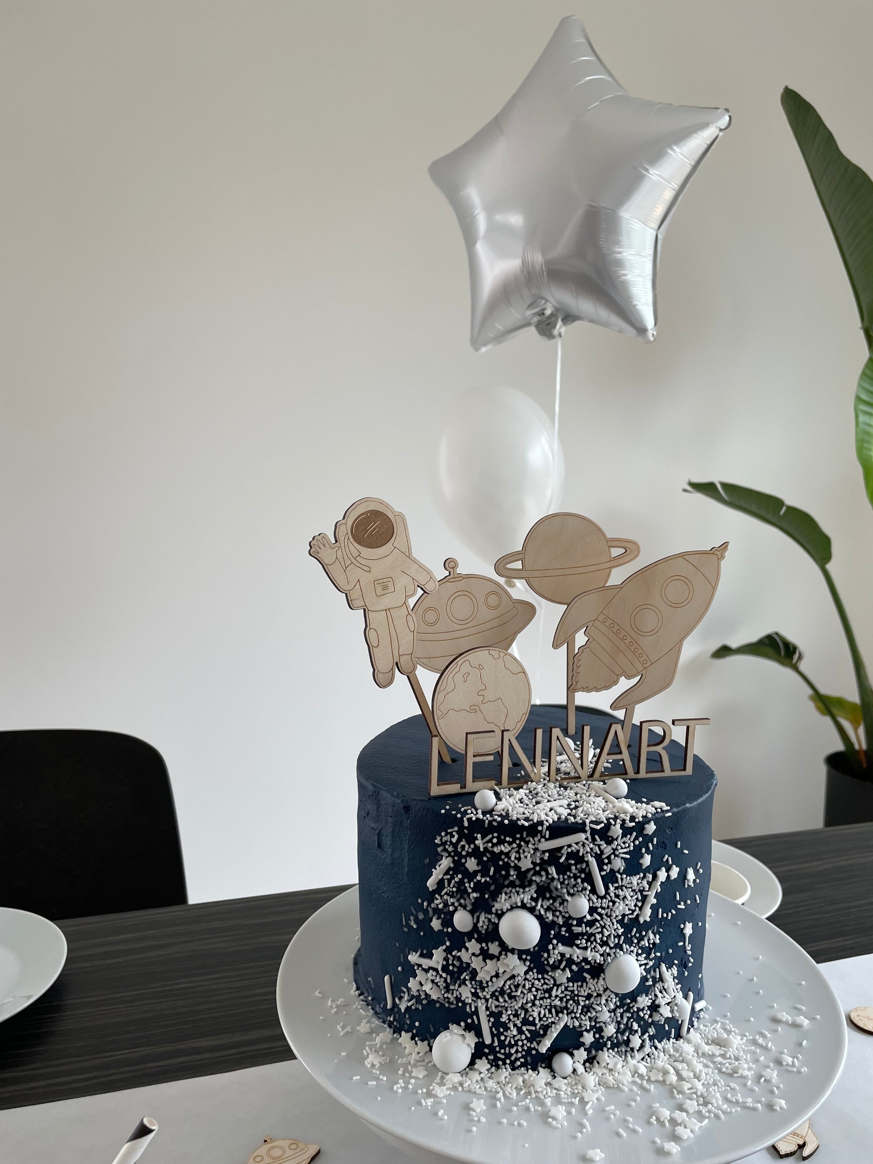 Caketopper Set Weltall