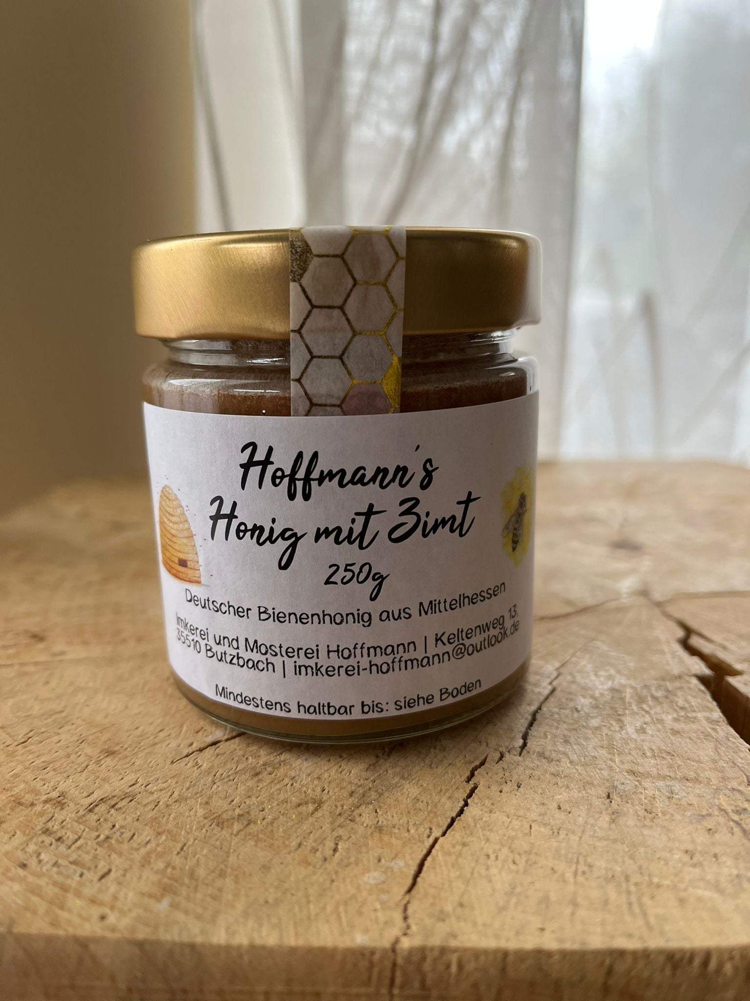 Honig mit Zimt cremig gerührt 250g