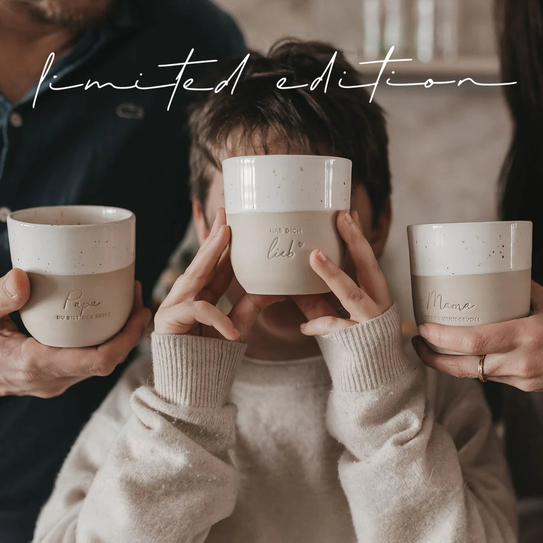 Limitierter Becher Papa Du bist der Beste Eulenschnitt - Limited Edition