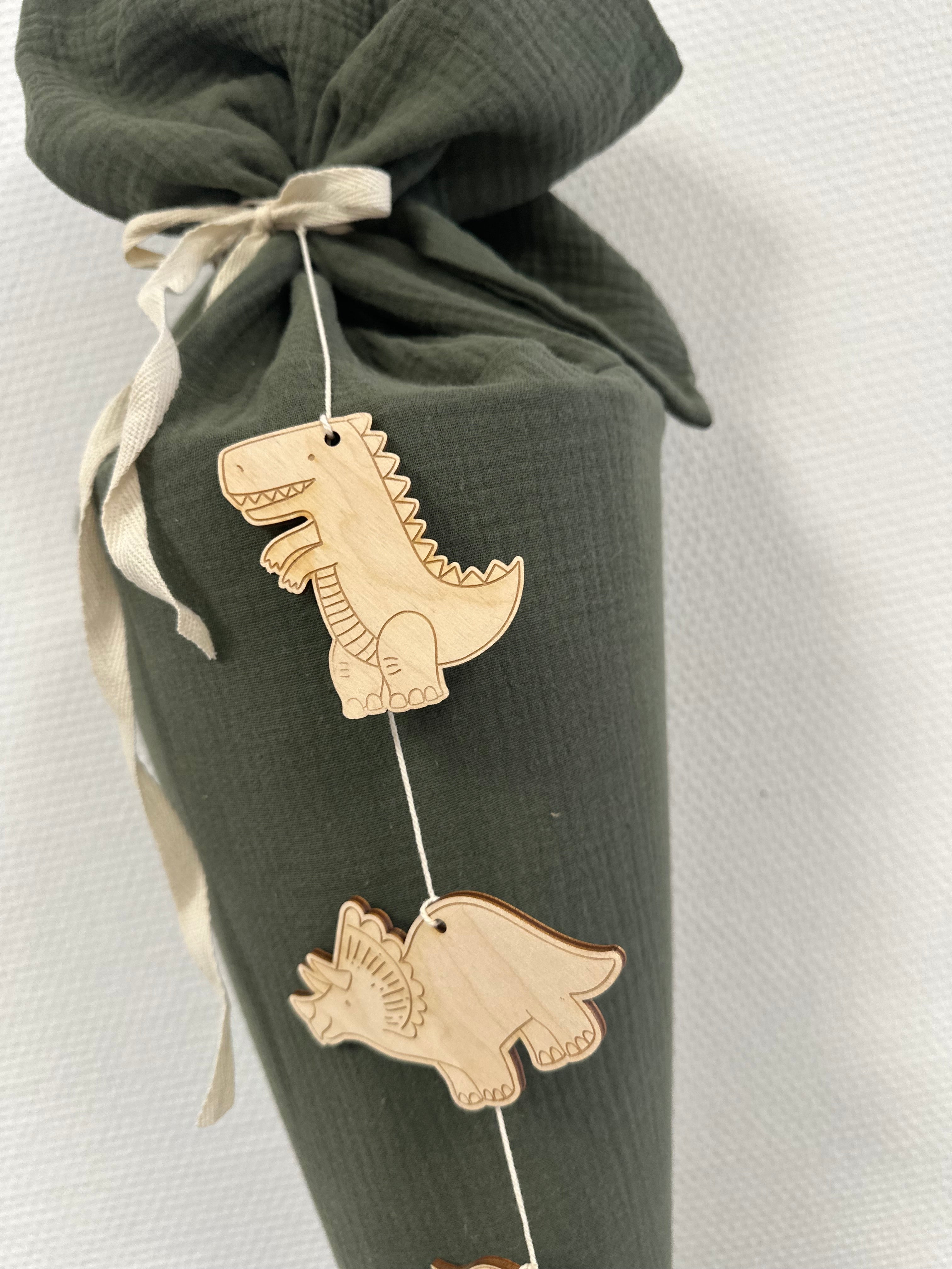 Schultütenanhänger Dinosaurier I Schulkind I Anhänger I Einschulung