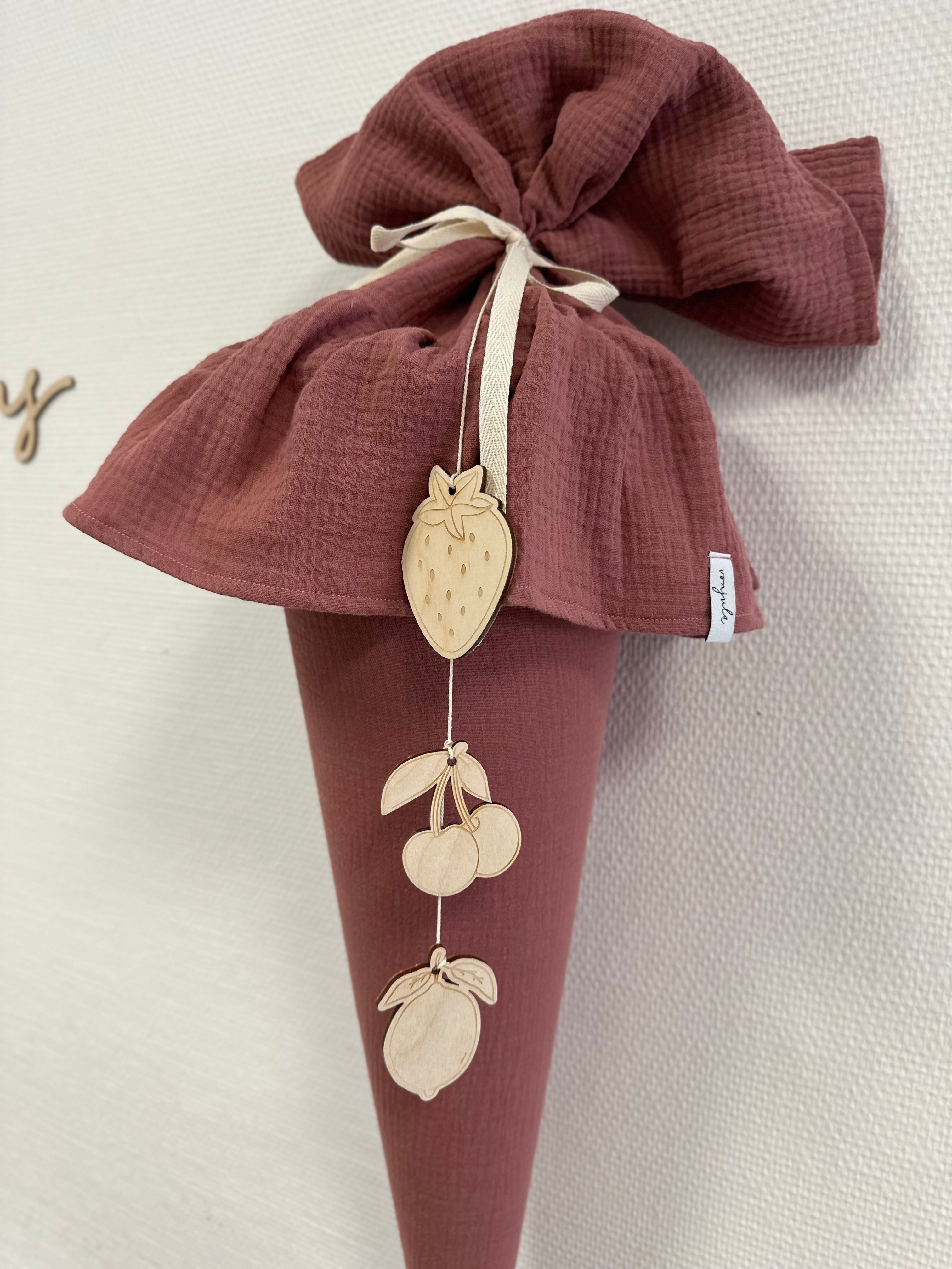 Schultütenanhänger Obst I Schulkind I Anhänger I Einschulung