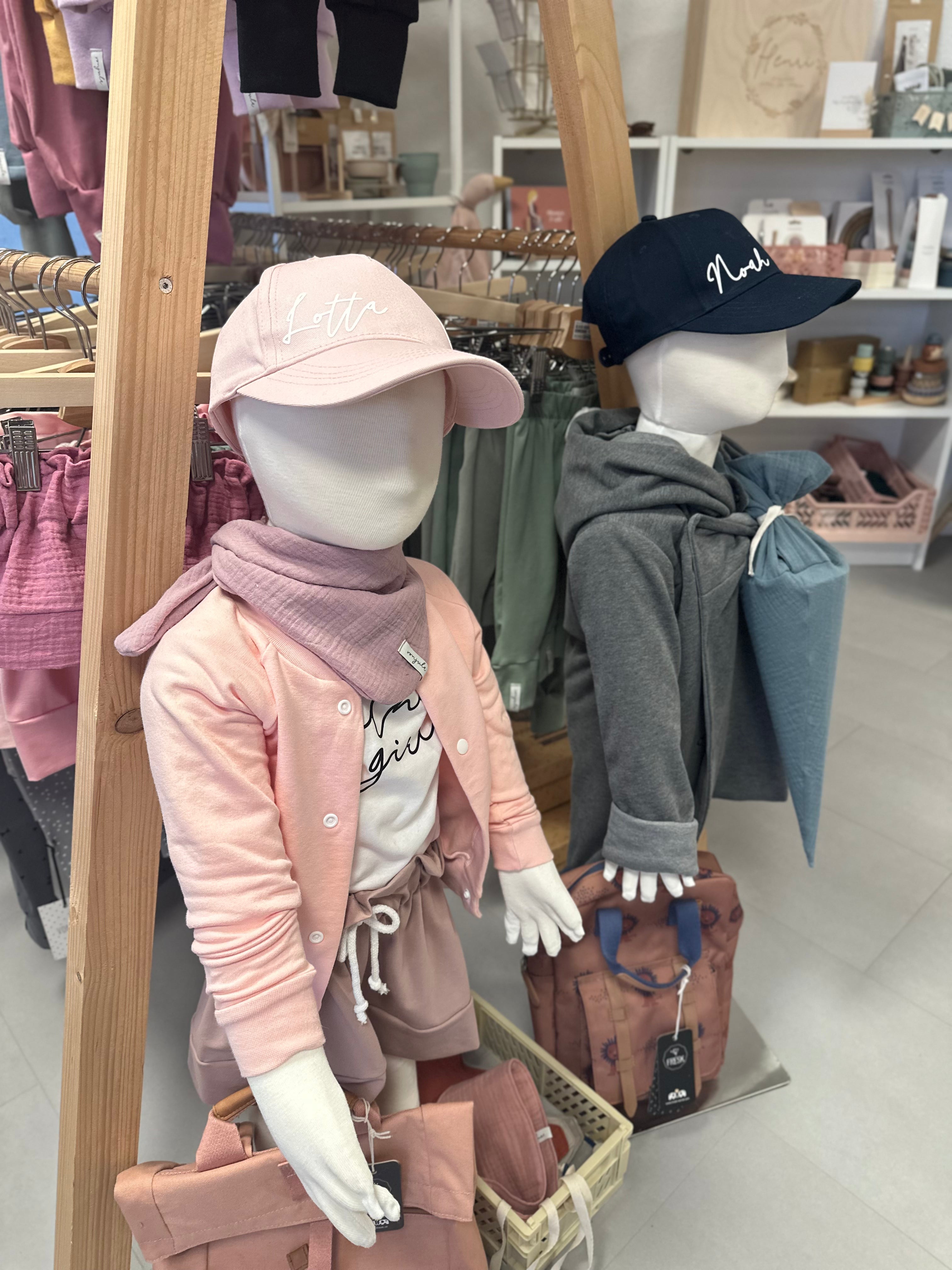 Personalisierte Kappe Cap | Kindermütze | Mütze mit Namen in verschiedenen Farben | Basecap