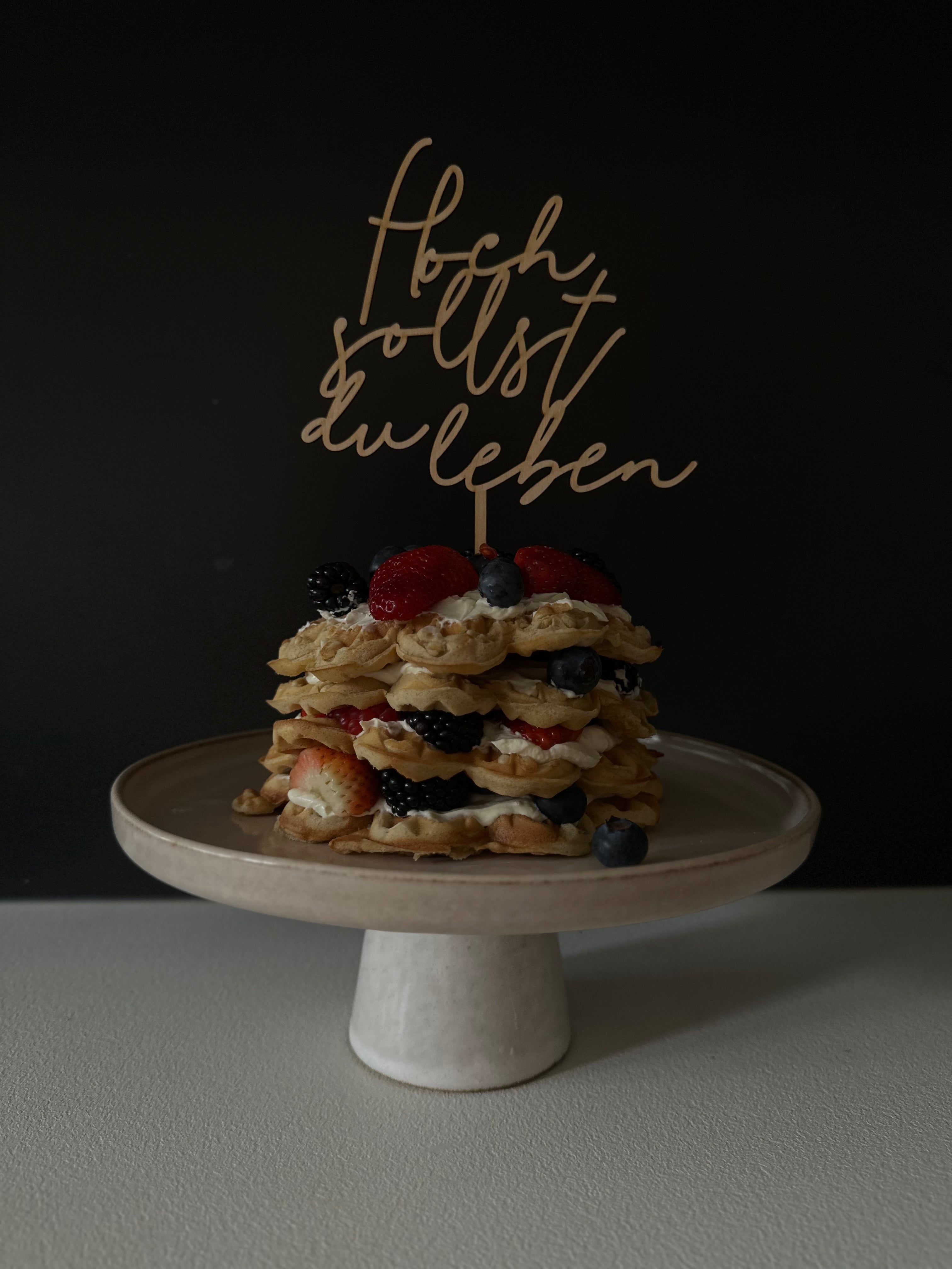 Caketopper Hoch sollst du leben