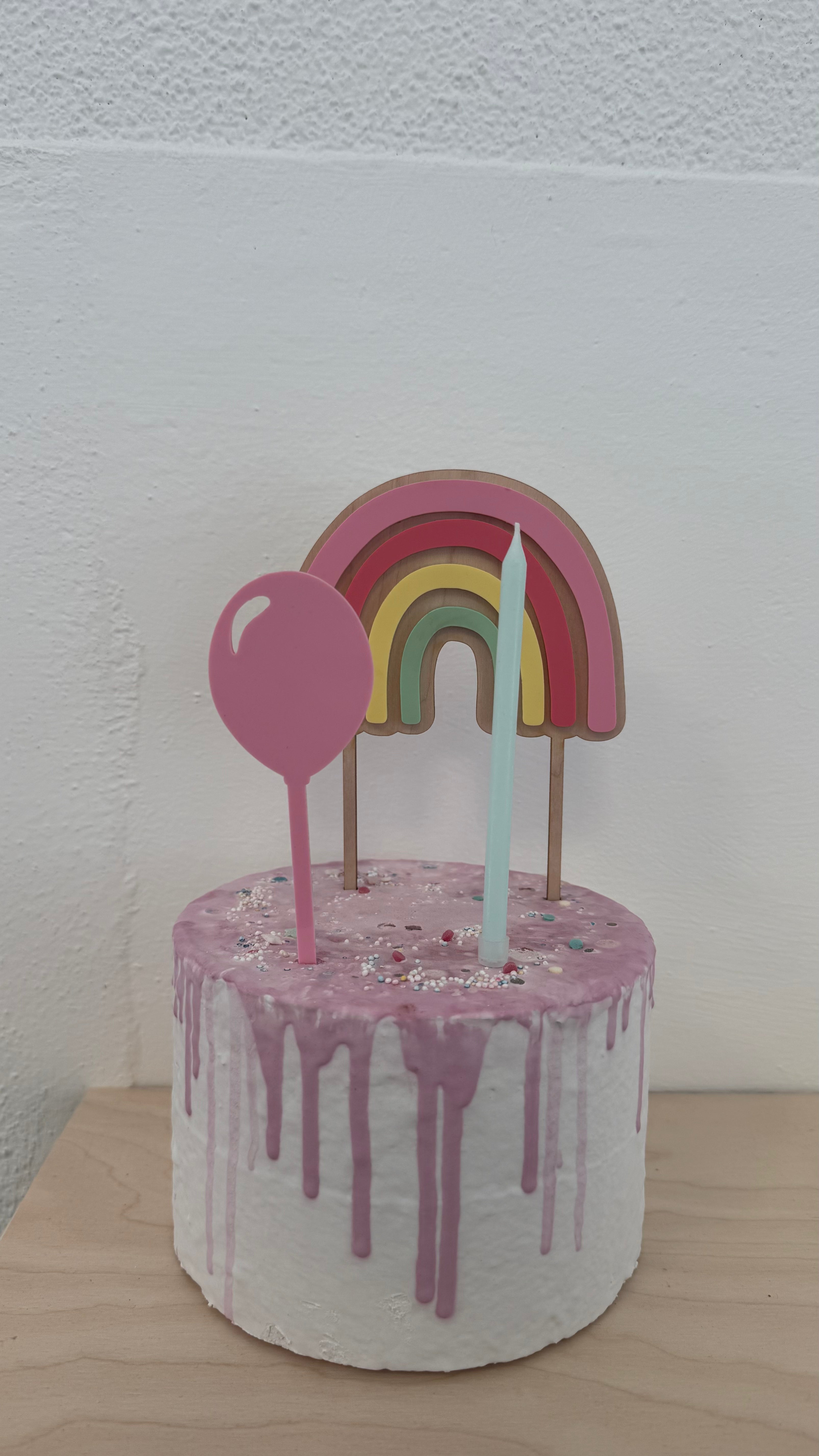 Caketopper Acryl Luftballon