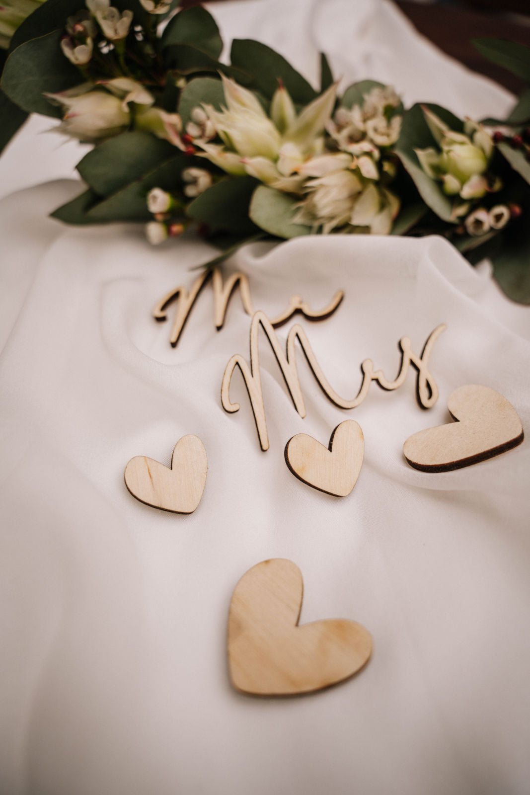 Streudeko Tischdeko Mrs Mr Hochzeit