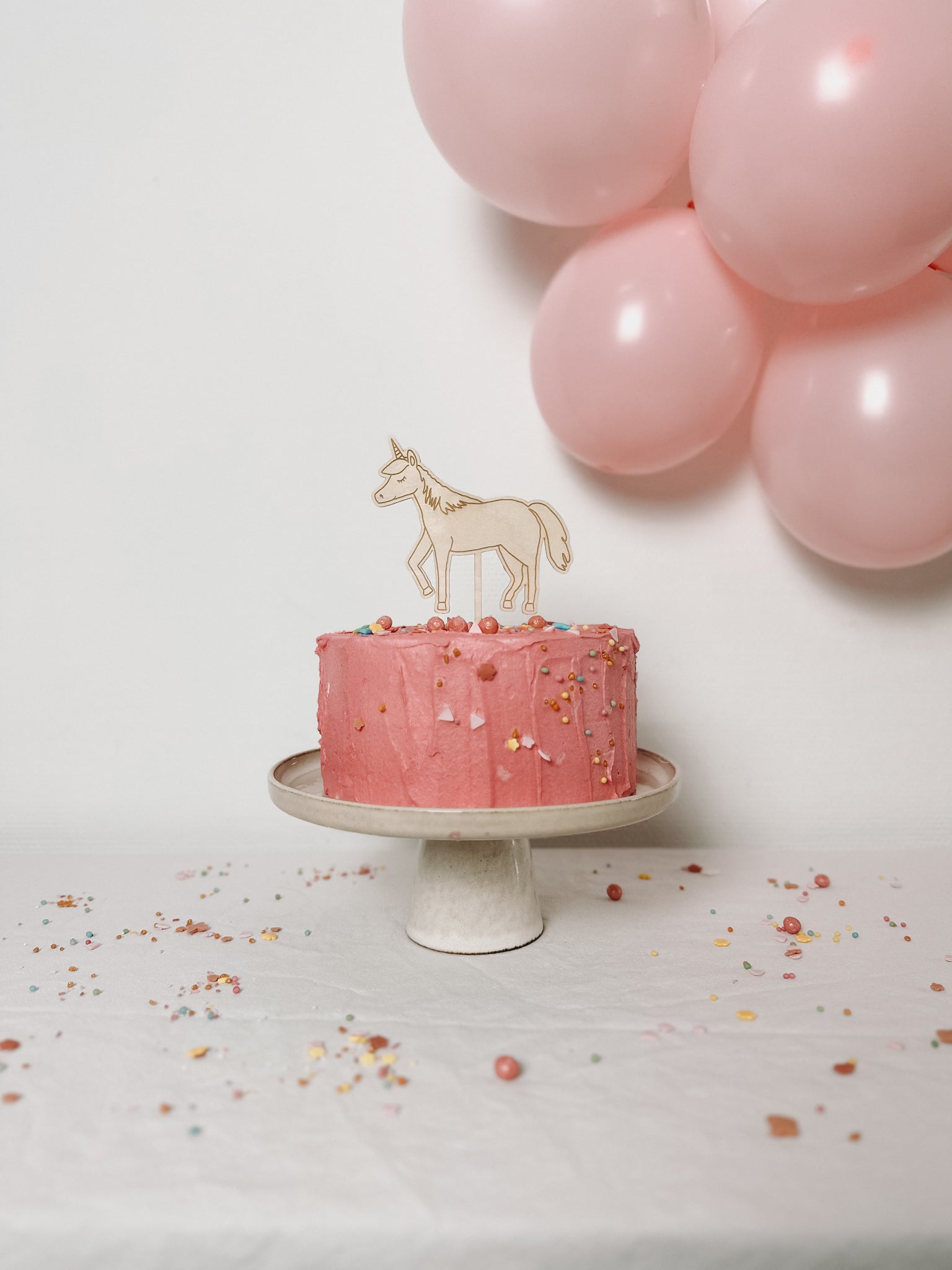 Caketopper Einhorn I Kindergeburtstag