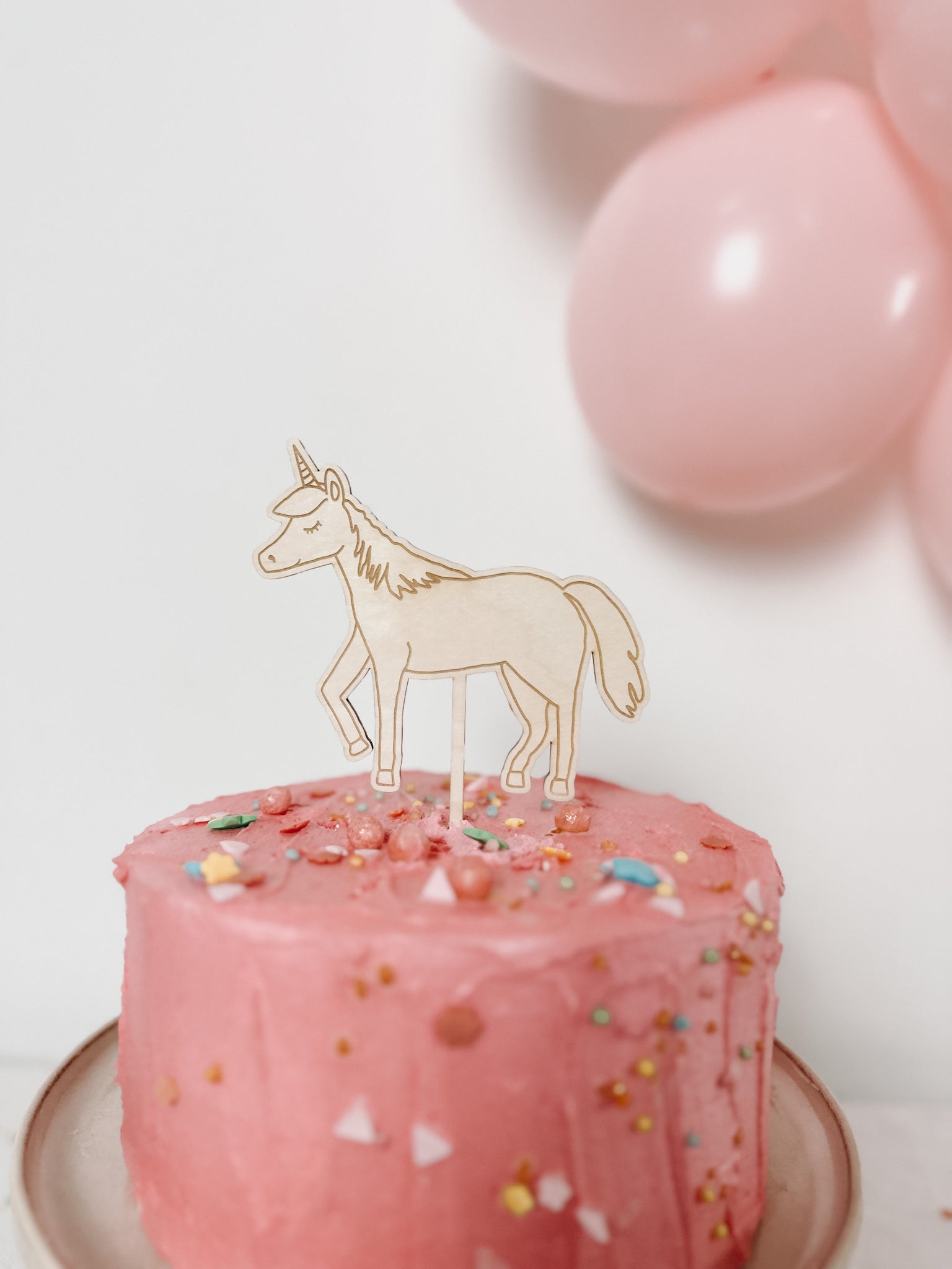 Caketopper Einhorn I Kindergeburtstag