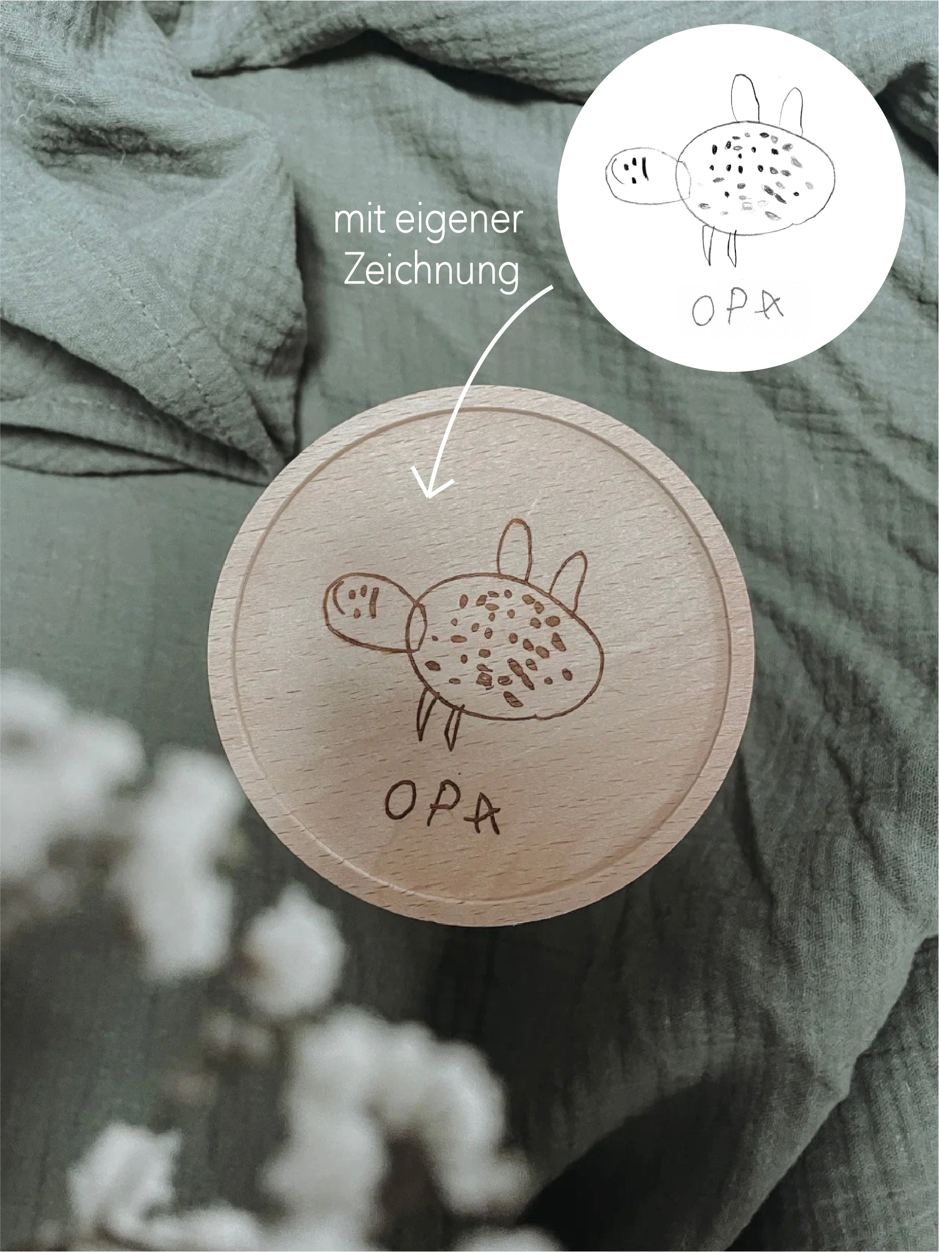 Vorratsglas mit eigener Zeichnung Keksdose Personalisiert