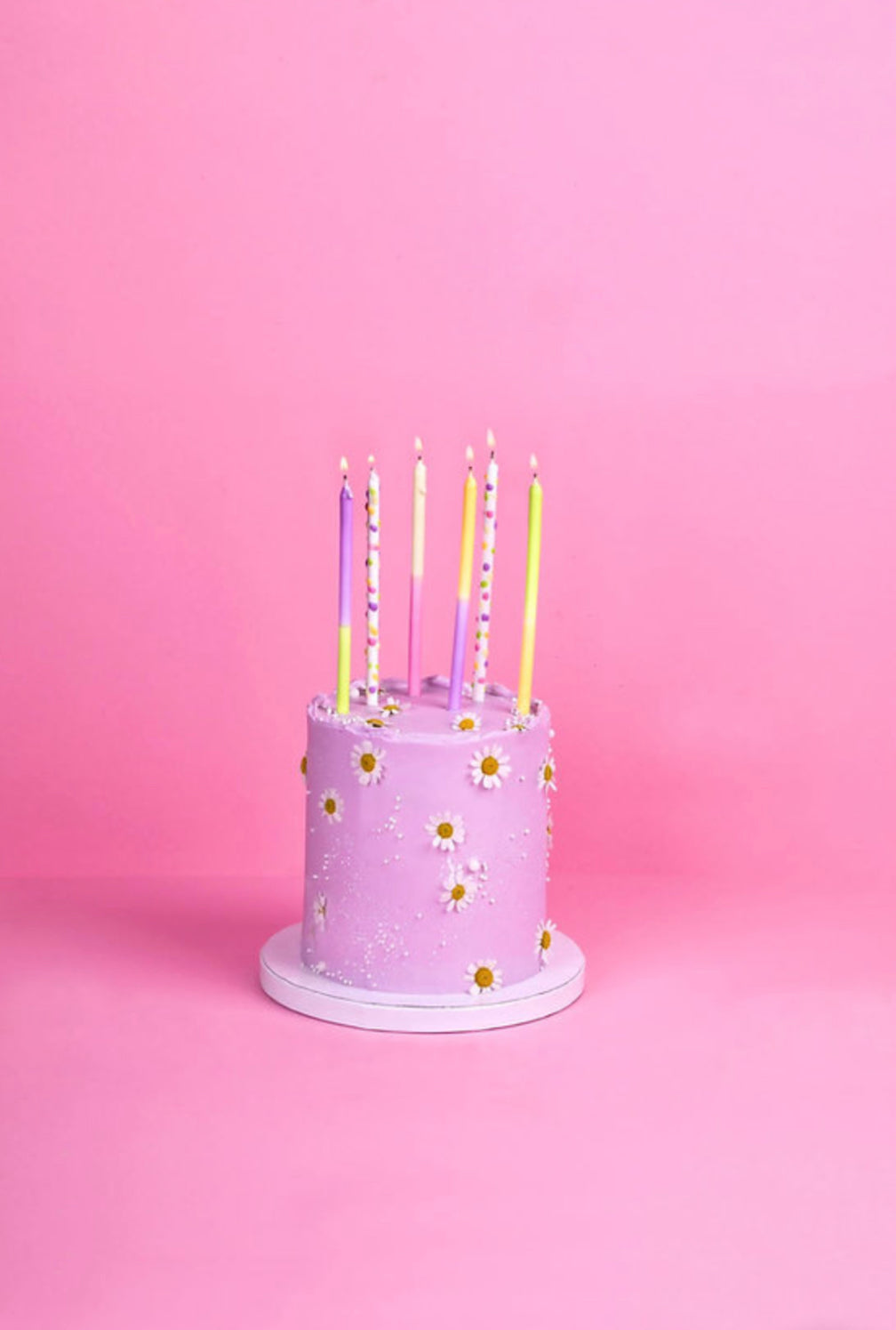 Kuchenkerzen 6er Set Spring