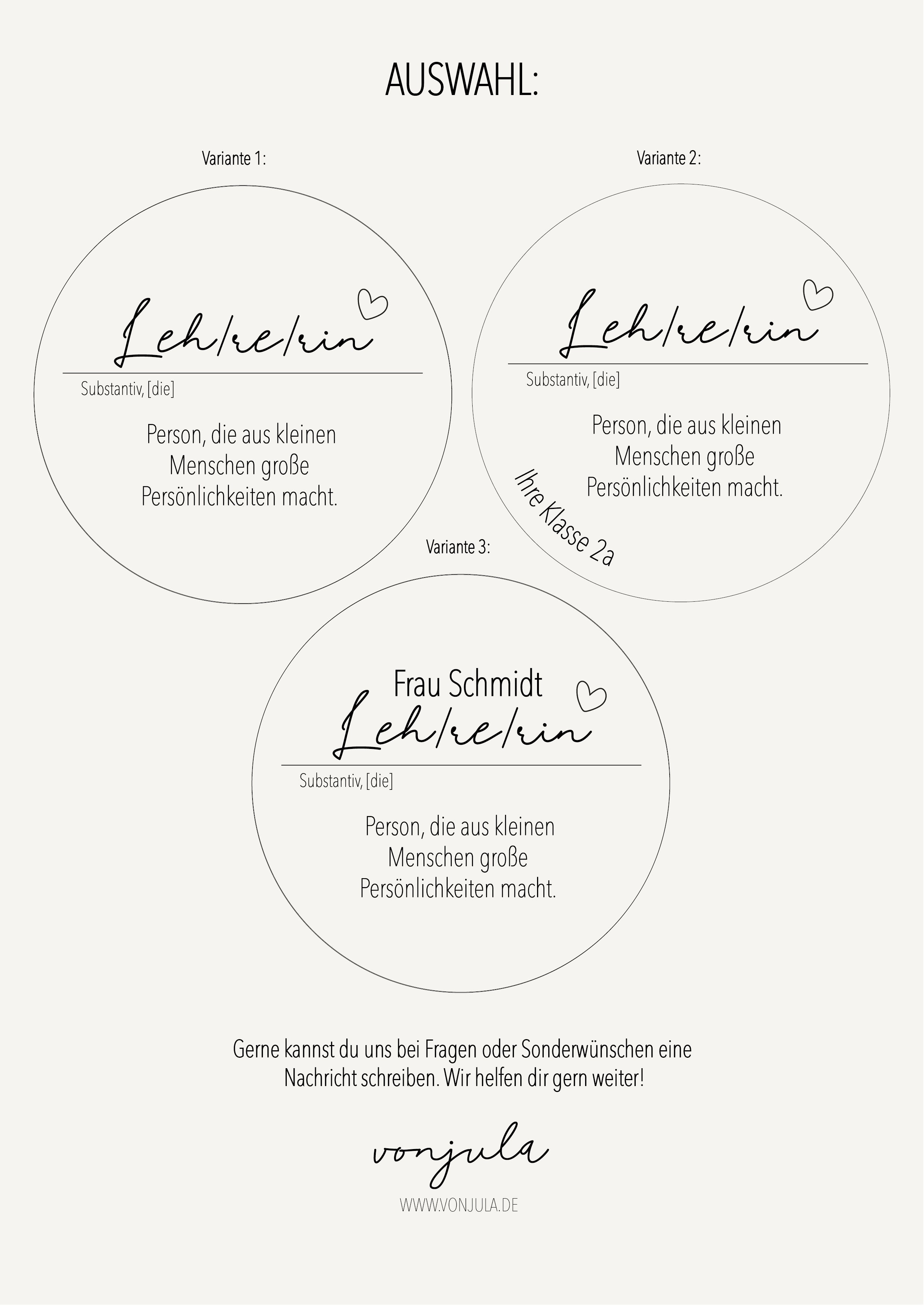 Vorratsglas Leh/re/rin I Geschenk für Lehrer/in Keksdose Personalisiert