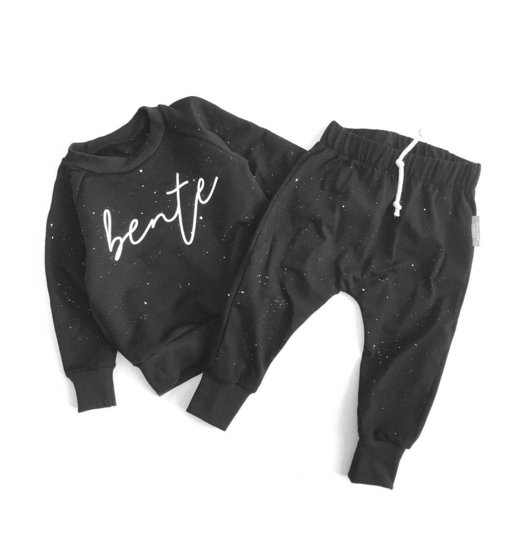 JOGGER BLACK SPLASH