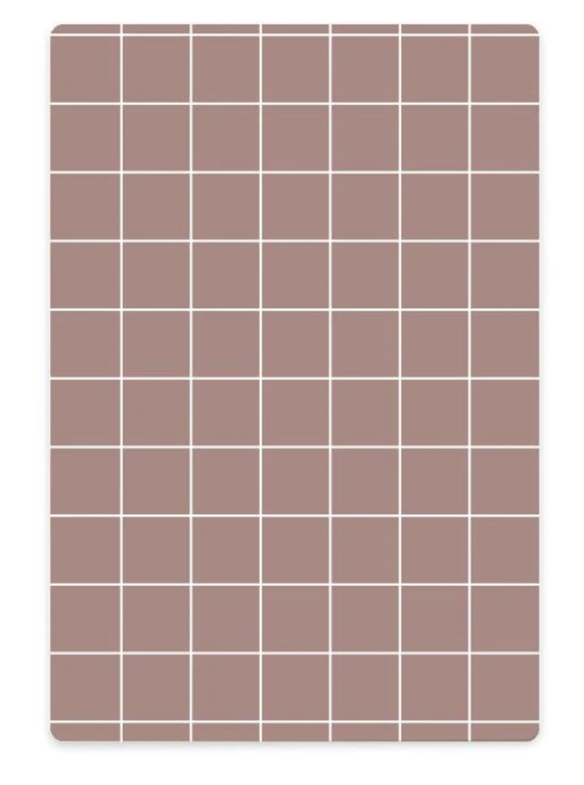 KLEINES SCHNEIDEBRETT DUSTY PINK GRID